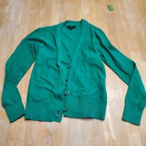 J. Crew green button up